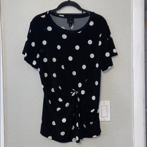 Worthington Polkadot Blouse